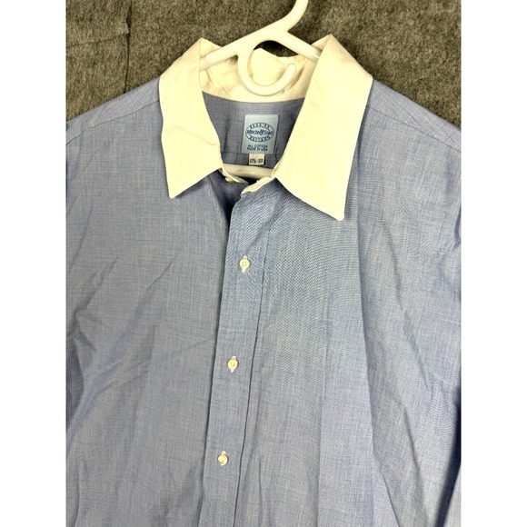 Mercer & Sons Dress Shirt Mens 17.5 / 33 Baggier Better French Cuff USA